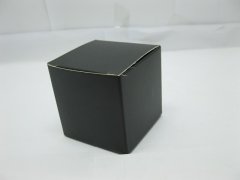 (image for) 40Pcs Plain Black Bomboniere Boxes 5x5cm Wedding Favor