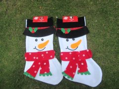 (image for) 4Pkts x 2Pcs Christmas Xmas Santa Claus Stocking
