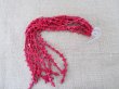 (image for) 10Strands x 25Pcs Red Cross Gemstone Beads 16x12x4mm