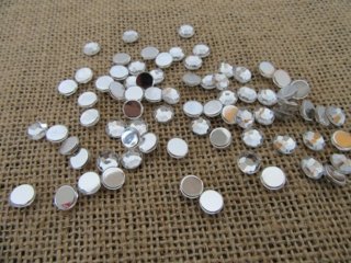 (image for) 750 Clear Flat Back Diamonds Rhinestones 6mm