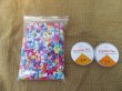 650Pcs Oblong Candy Color Beads w/Clear Strings DIY Fashion Acce (image for) 650Pcs Oblong Candy Color Beads w/Clear Strings DIY Fashion Acce