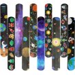 (image for) 48Pcs Outerspace Reflective Magic Ruler Slap Band Bracelets