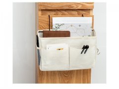 1Pc Multi Purpose Hemp Hanging Storage Bag Organizer Basket