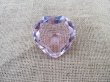 1X Pink Heart Crystal Taper Ball 60x60x32mm (image for) 1X Pink Heart Crystal Taper Ball 60x60x32mm