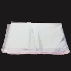 500 Clear Self-Adhesive Seal Plastic Bags 25x35cm