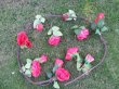 1Pc Red 14 Flower Head Artificial Rose Leaf Garland Vine Thicker (image for) 1Pc Red 14 Flower Head Artificial Rose Leaf Garland Vine Thicker