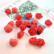 200Pcs Handmade Artificial DIY Red Rose Flower Head Wedding Party (image for) 200Pcs Handmade Artificial DIY Red Rose Flower Head Wedding Party