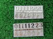 (image for) 20Set X 15Pcs Self Adhensive Silver Arabic Clock Repair Numbers 