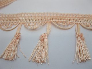 1Sheet X 19Meters Peach Color Fringe Curtain Trimming