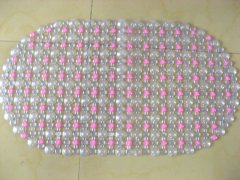 (image for) 1Pc Clear Bubble Vinyl Bathroom / Floor Mat Rugs