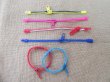 (image for) 50Pcs Funny Zipper Bracelets Mixed Color Wholesale 5mm Wide