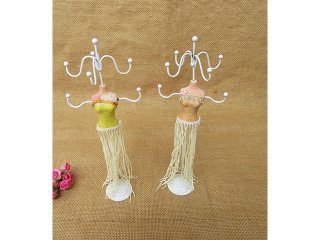 4Pcs Manequin Design Earring Necklace Bracelet Jewellery Display