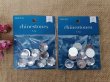 (image for) 36sheetx12pcs Clear Flat Back Diamonds Rhinestones 16mm
