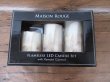 3Pcs Shell Flameless LED Candle Set Electronic Candle (image for) 3Pcs Shell Flameless LED Candle Set Electronic Candle