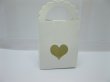 50Pcs Bomboniere Boxes Wedding Favor w/Heart Insert