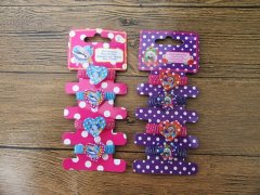 (image for) 1Pkt X 4Pcs Elastic Hair Bands Hair Ties for Kids 3cm Dia.