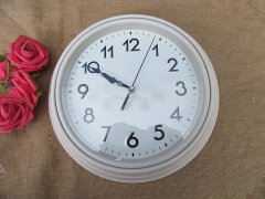 (image for) 1Pc Round Simple Classic Wall Clock Room Office Home Decoration