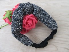 (image for) 1Pc New Elegant Black Hair Elastic Wide Head Band Hair Band