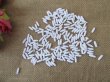 500g (4550Pcs) White Faux Rice Beads Loose Beads 4x12mm