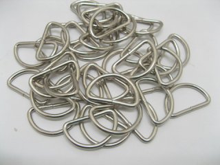 200 Metal D Ring Belt Loops Clasps Jewellery finding