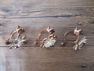 3Pcs Flower Curtain Buckle Curtain Tieback Clip