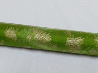 4x1Roll Green Tree Organza Ribbon 49cm Wide for Craft