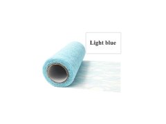 (image for) 2Roll X 10Yds Blue Lace Tulle Roll Spool DIY Wedding