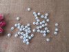350Pcs White Round Simulate Pearl Loose Beads Jewellery Findings