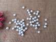 (image for) 350Pcs White Round Simulate Pearl Loose Beads Jewellery Findings
