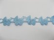 (image for) 10Roll X 10Meters Blue Satin Cart Craft Daisy Ribbon