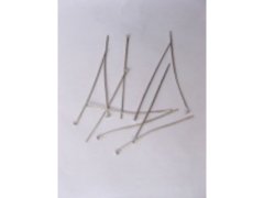 (image for) 500gram Nickel plated 34mm Head Pins Jewelry finding