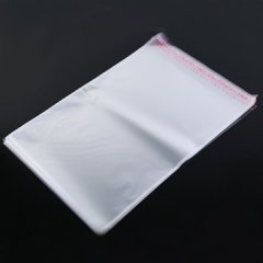 100 Clear Self-Adhesive Seal plastic bags 42x30cm