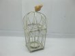 4X Square Birdcage Candle Holder w/Bird Wedding Favor (image for) 4X Square Birdcage Candle Holder w/Bird Wedding Favor