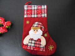 (image for) 6Pcs Christmas Stocking Xmas Hanging Sock Gift Favor Bag