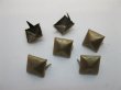 200Pcs Bronze Pyramid Studs 9x9mm Leather Craft (image for) 200Pcs Bronze Pyramid Studs 9x9mm Leather Craft
