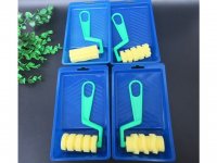 24Sets New Paint Art Foam Roller with Tray - 4 Designs 24Sets New Paint Art Foam Roller with Tray - 4 Designs