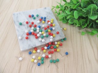 12Boxes x 100Pcs Long Ballpins Ball Pins for Craft Mixed (image for) 12Boxes x 100Pcs Long Ballpins Ball Pins for Craft Mixed