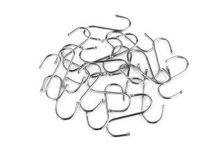 40Pcs Metal S-Shaped Pot Rack Hooks 6.5cm Long