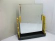 (image for) 1X Golden Dresser Beauty Makeup Mirror 14x16.5cm