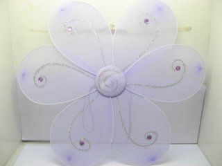 10 x Light Purple Flower Dress-up Fairy Wing Costume Toy