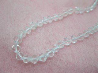 50 Strands X 60 Clear Bicone Glass Beads 5mm New