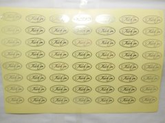 (image for) 500X Silver Thank You Envelope Sticker Seals for Wedding Invite