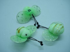 (image for) 100 Fruit Green Cute Bee Charms Jewellery Crafts