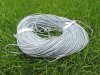 90m White Faux Leather Craft Cord Strap Rope String