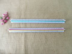 6Pcs Triangular Straight Scale Ruler Measuring Tool Mixed 6Pcs Triangular Straight Scale Ruler Measuring Tool Mixed