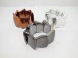 (image for) 12 Fashion Fan Shaped Link Bracelets 40mm wide