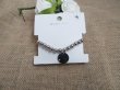 (image for) 5Pcs Simple Silver Elastic Beaded Bracelet 7cm Retail Package