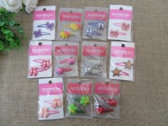1Sheet X 2Pcs Girls' Hair Clips Sleepies Mixed 1Sheet X 2Pcs Girls' Hair Clips Sleepies Mixed