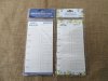 2x1Pc Grocery Shopping List & Weekly Food Meal Planner Note Pad