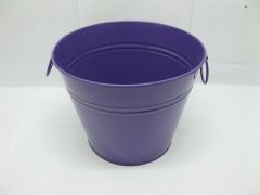 10X Purple Tin Pail Bucket w/Ring Handle for Wedding Favor 10X Purple Tin Pail Bucket w/Ring Handle for Wedding Favor